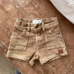 Of One Sea brown corduroy shorts